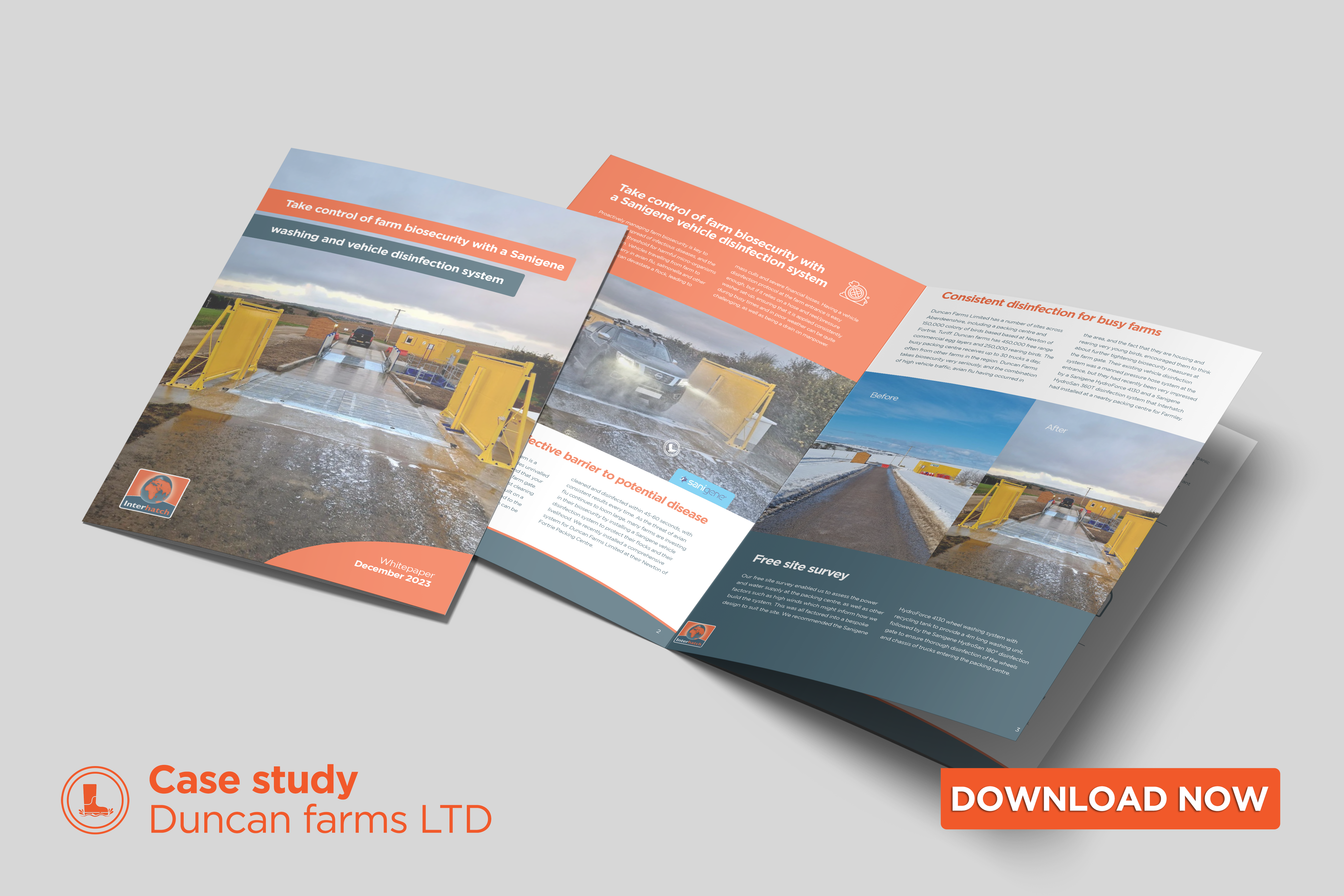 Sanigene Vehicle Washing & Disinfection System | Duncan Farms Ltd