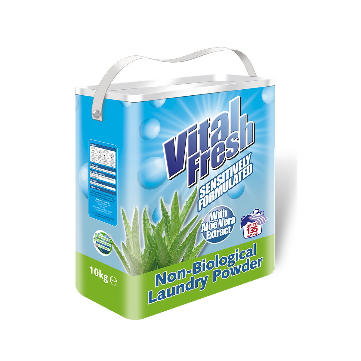 Non-Biological Laundry Powder, 10kg