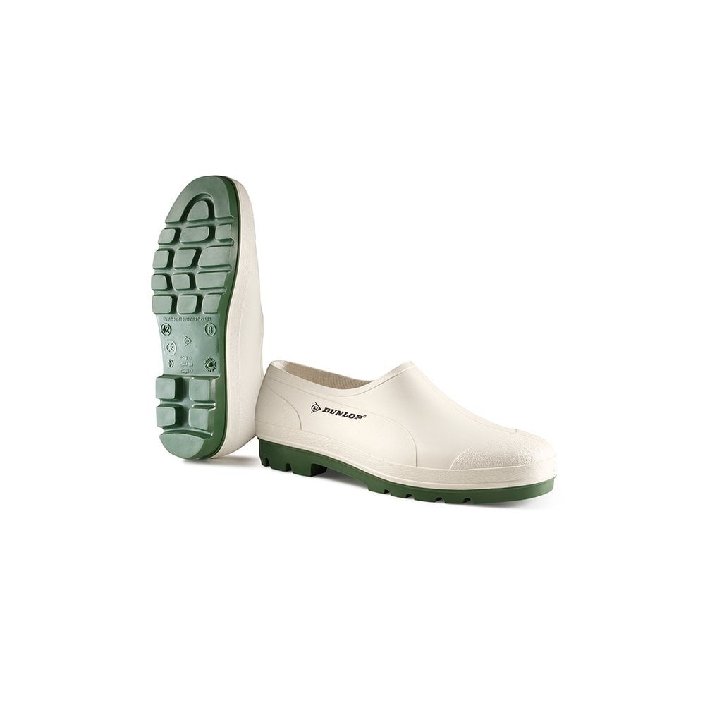 Dunlop Wellie Shoe, White - Size 4 (37)