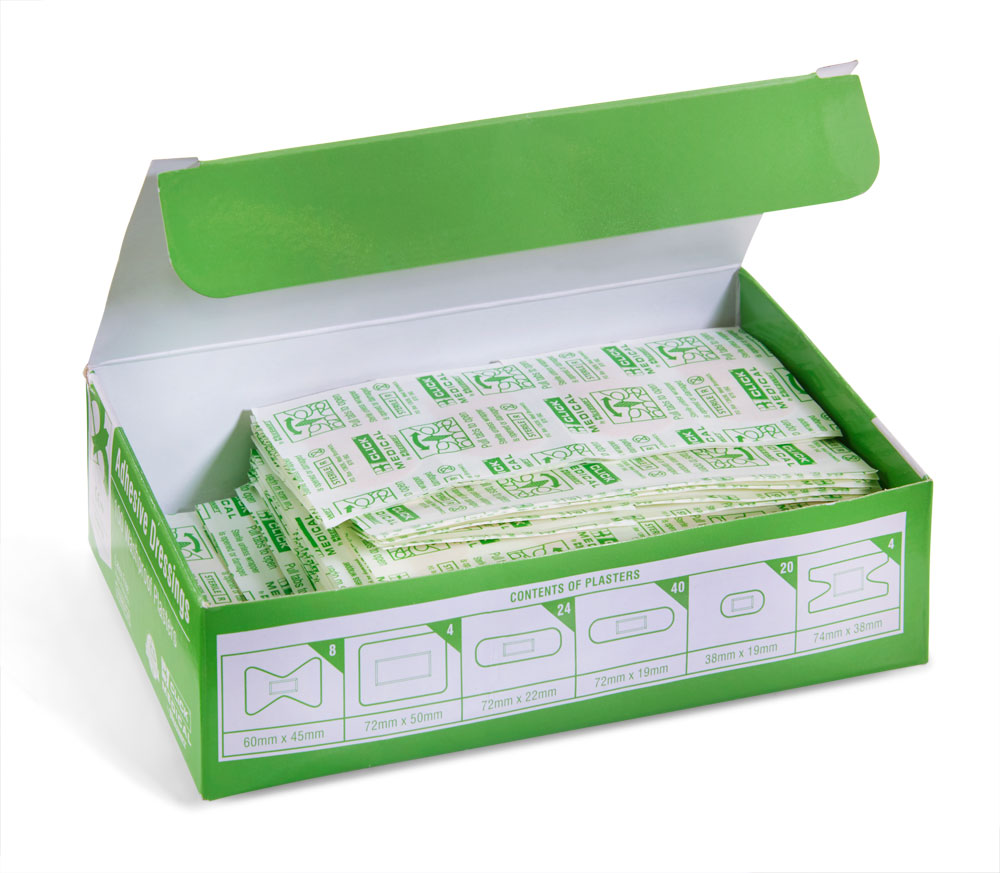 Waterproof Plasters assorted - box/100