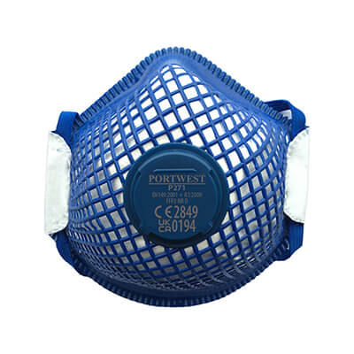 FFP2 Valved White Respirator, Pack of 10