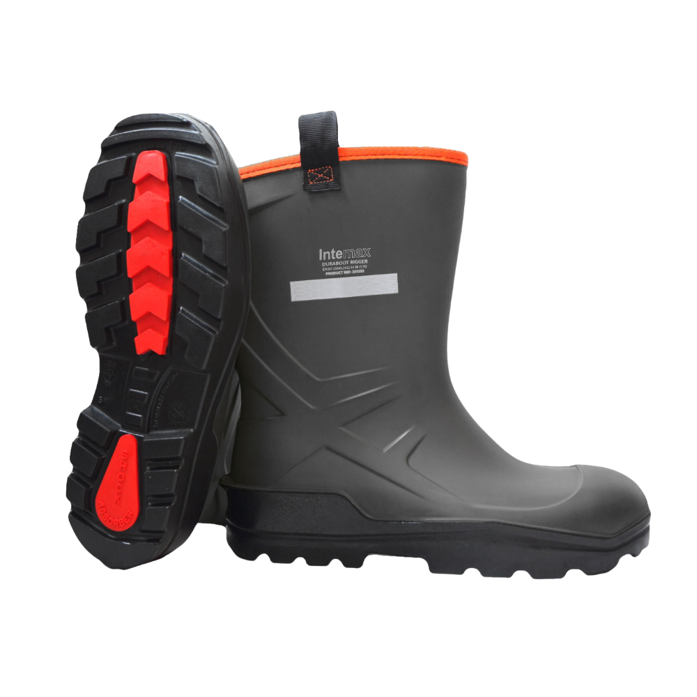 Intemax DuraBoot Rigger Full Safety Boot, Black - Size 6 (39)