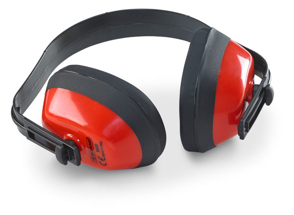 Red Padded Ear Defender