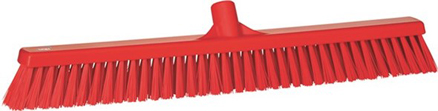 Vikan Broom, 610mm, Soft/Hard - Red