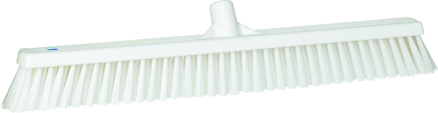 Vikan Broom, 610mm, Soft/Hard - White