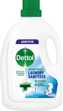 Dettol Antibacterial Laundry Cleanser, Fresh Cotton - 1.5L