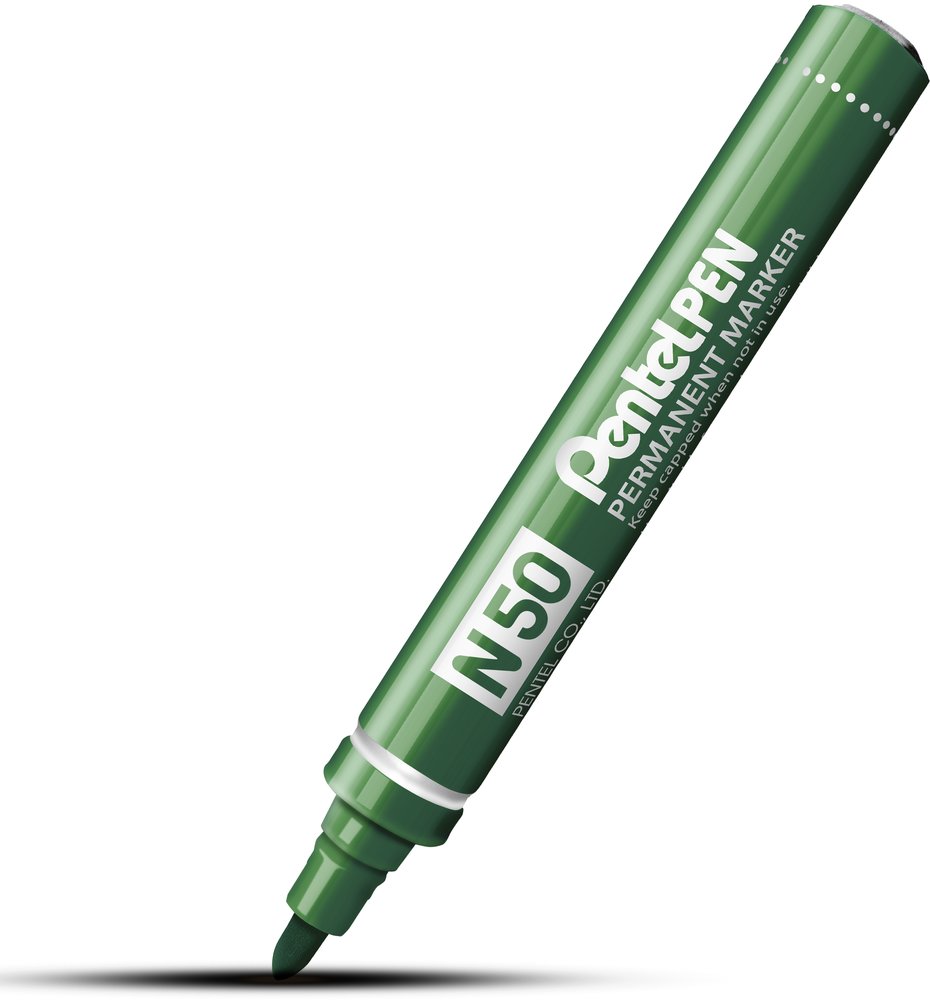 Pentel Permanent Marker, Pack of 12 - Green