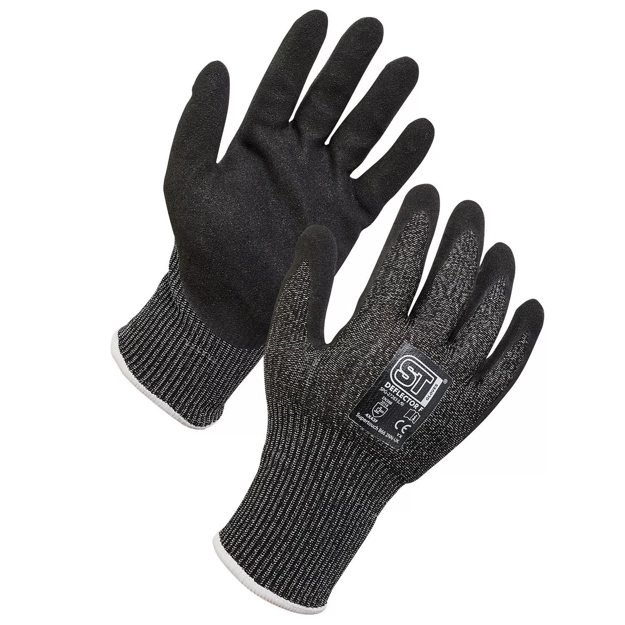 Deflector F Cut Resistant Gloves, Black - Small