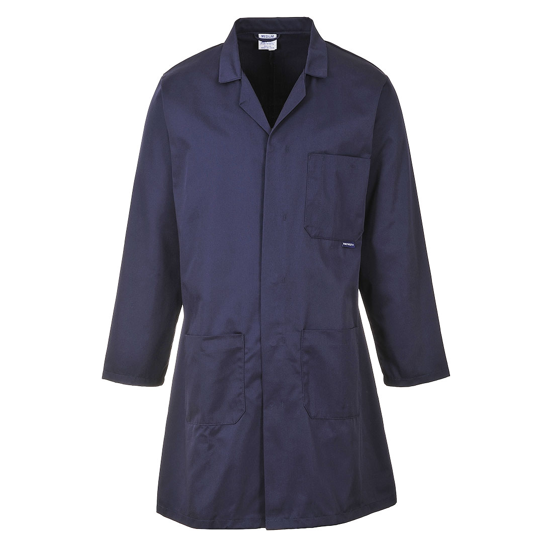 Lab Coat, Navy - Size 2XL