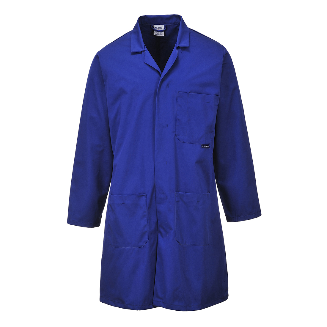 Lab Coat, Royal Blue - XS