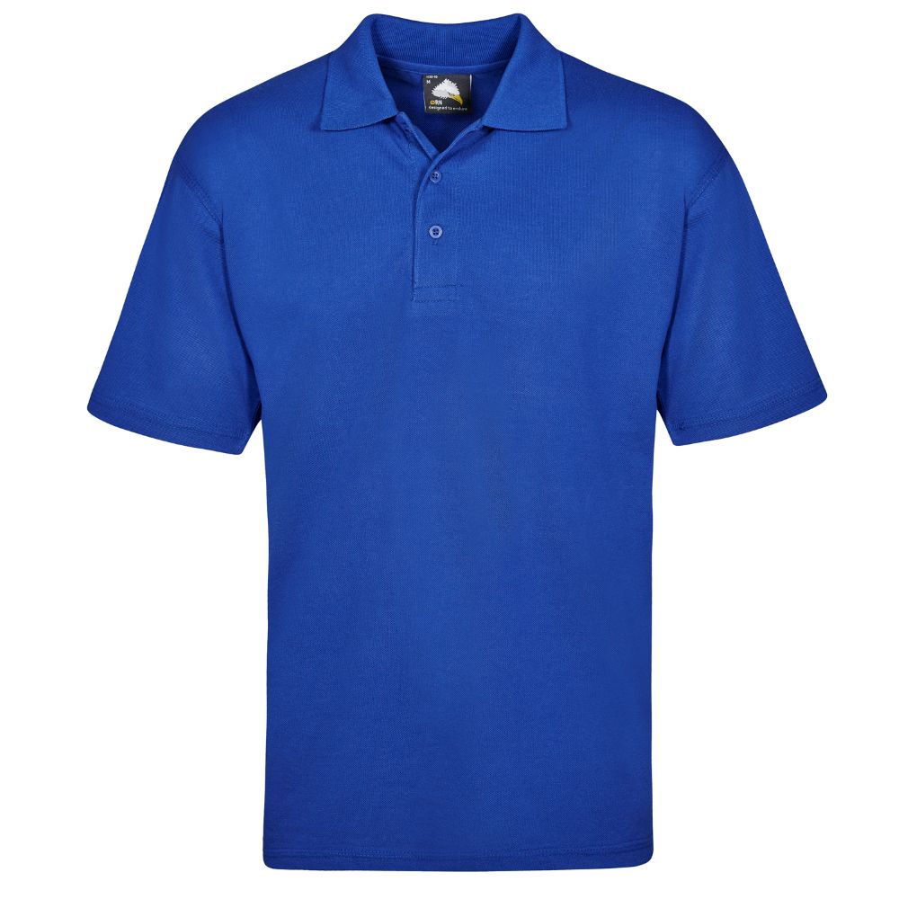 Poloshirt, Royal Blue - Size 4XL