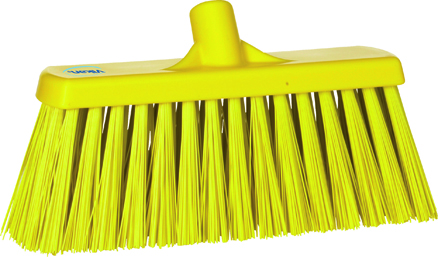 Vikan Broom, 330mm, Very hard - Yellow