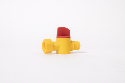 Lubing Drinker: 1/2" Shut Off Valve (Yellow tap)
