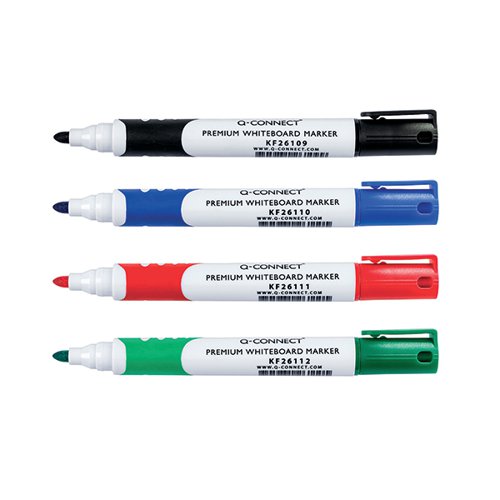 Whiteboard Marker Bullet Tip Assorted - Pack of 4