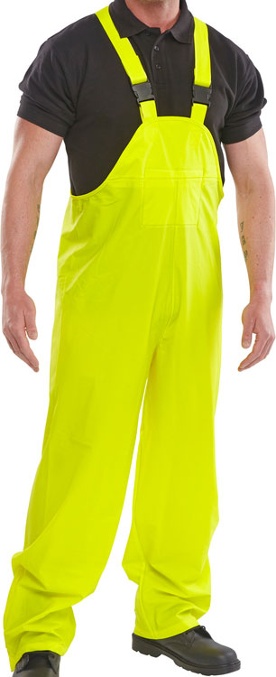 Waterproof Bib and Brace, Yellow - Small
