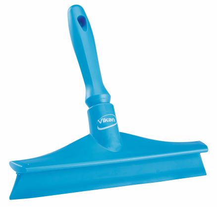 Vikan Ultra Hygiene Table Squeegee w/Mini Handle, 245 mm - Blue