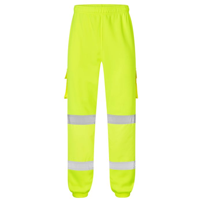 Hi Vis Yellow Jogging Bottoms - 2XL