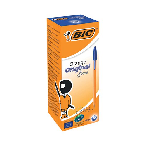 Bic Fine Ballpoint Pen - Blue (Pack of 20)
