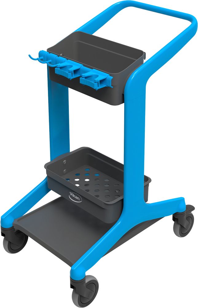 HyGo Mobile Cleaning Station, 780 mm, Unassembled - Blue