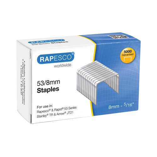 Rapesco 53/8mm Staples (5000 Pack)