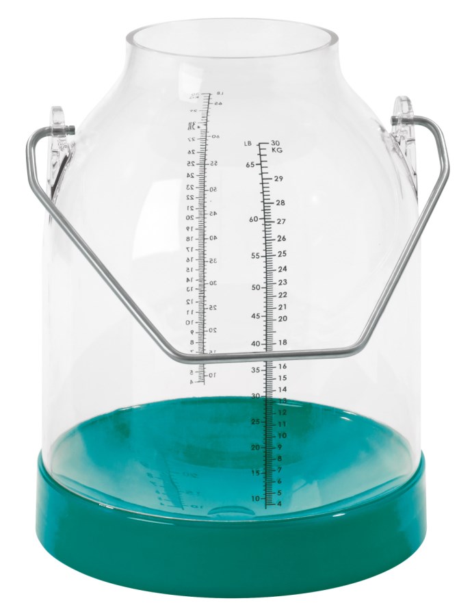 Milking Pail Plastic, 30L - Green