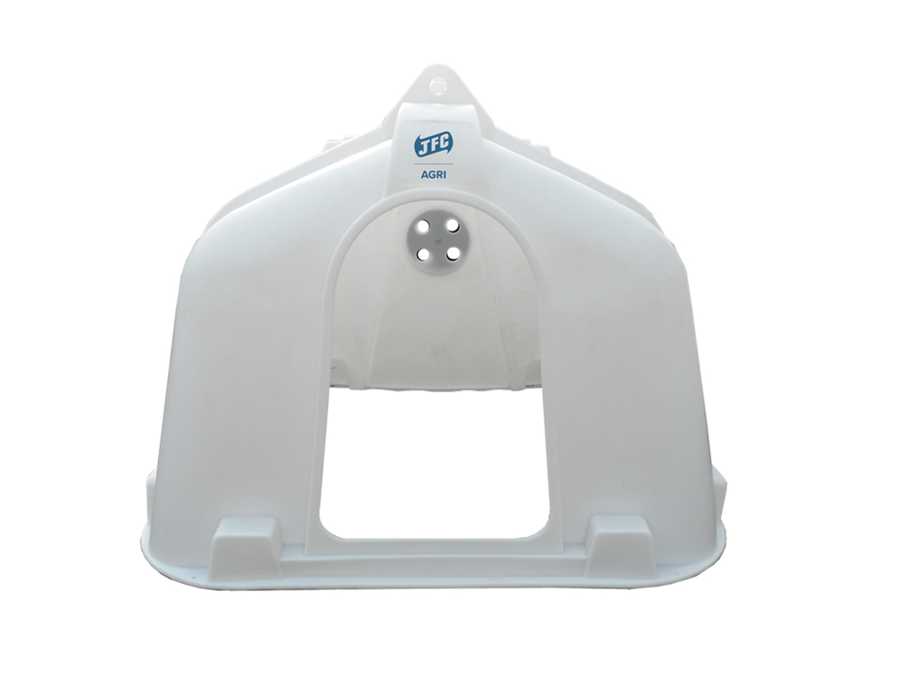 JFC Group Calf Hutch, White - For Up To 4 Calves