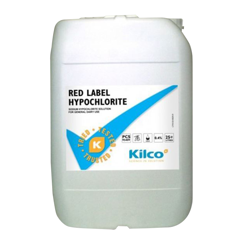 Kilco Red Label Hypochlorite - 25L
