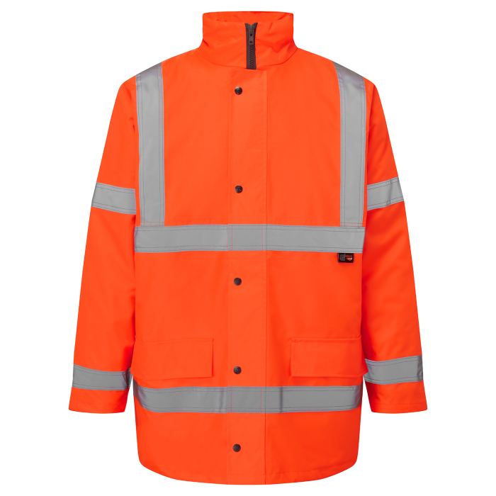 Hi Vis Orange Standard Parka - Medium