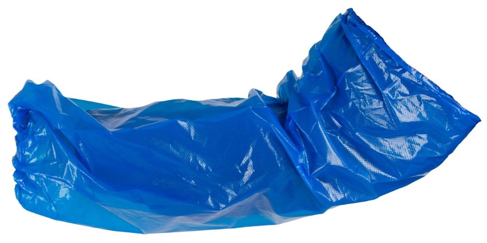 Disposable Protective Sleeve, Blue, Pack 100