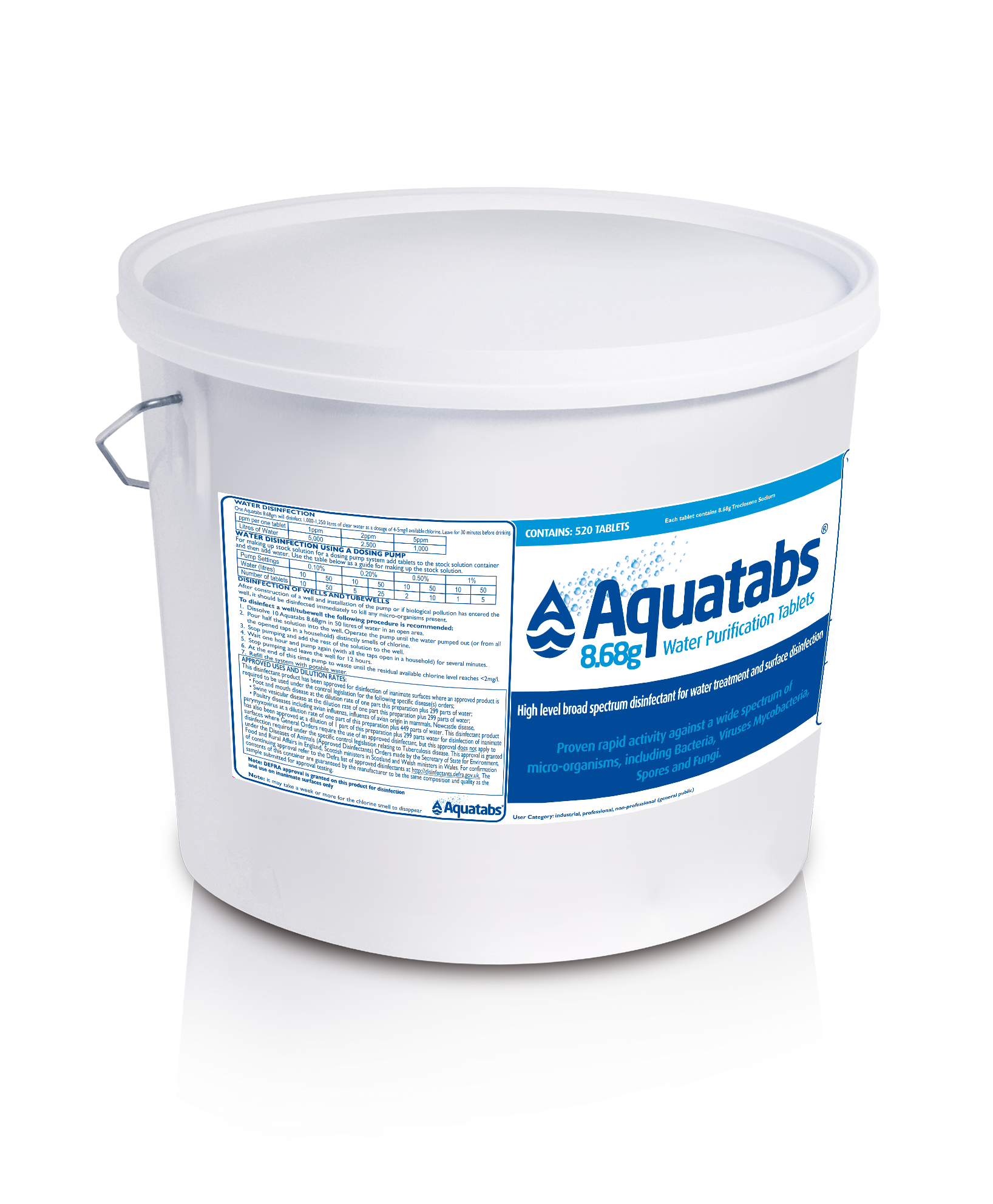 Aquatabs Chlorine Tablets (520)