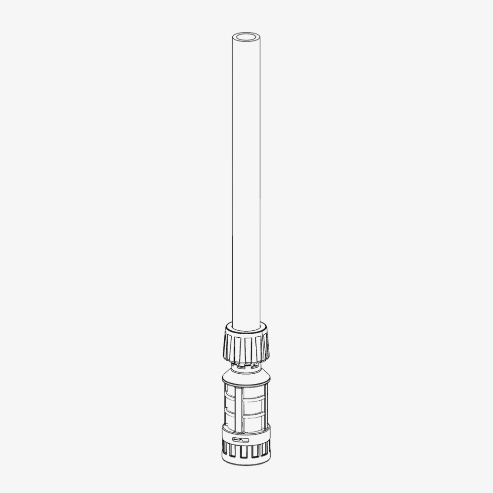 Mixtron 12mm delivery tube c/w filter