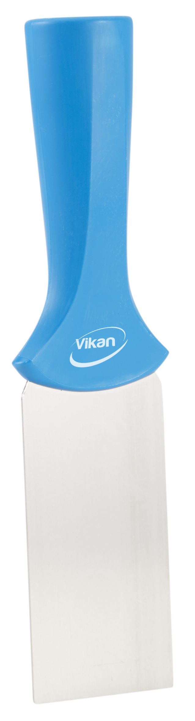 Vikan Stainless Steel Scraper with Threaded Handle, 50mm - Blue