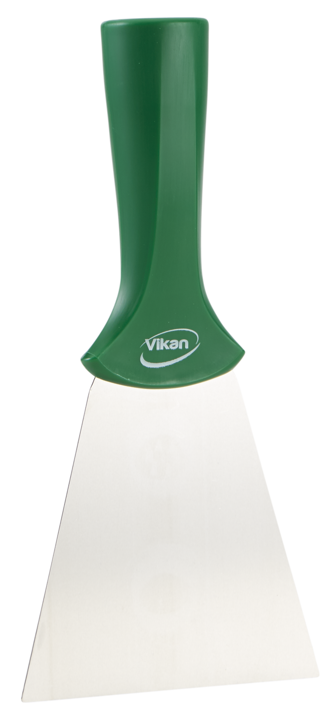 Vikan Stainless Steel Scraper with Threaded Handle, 100mm - Green