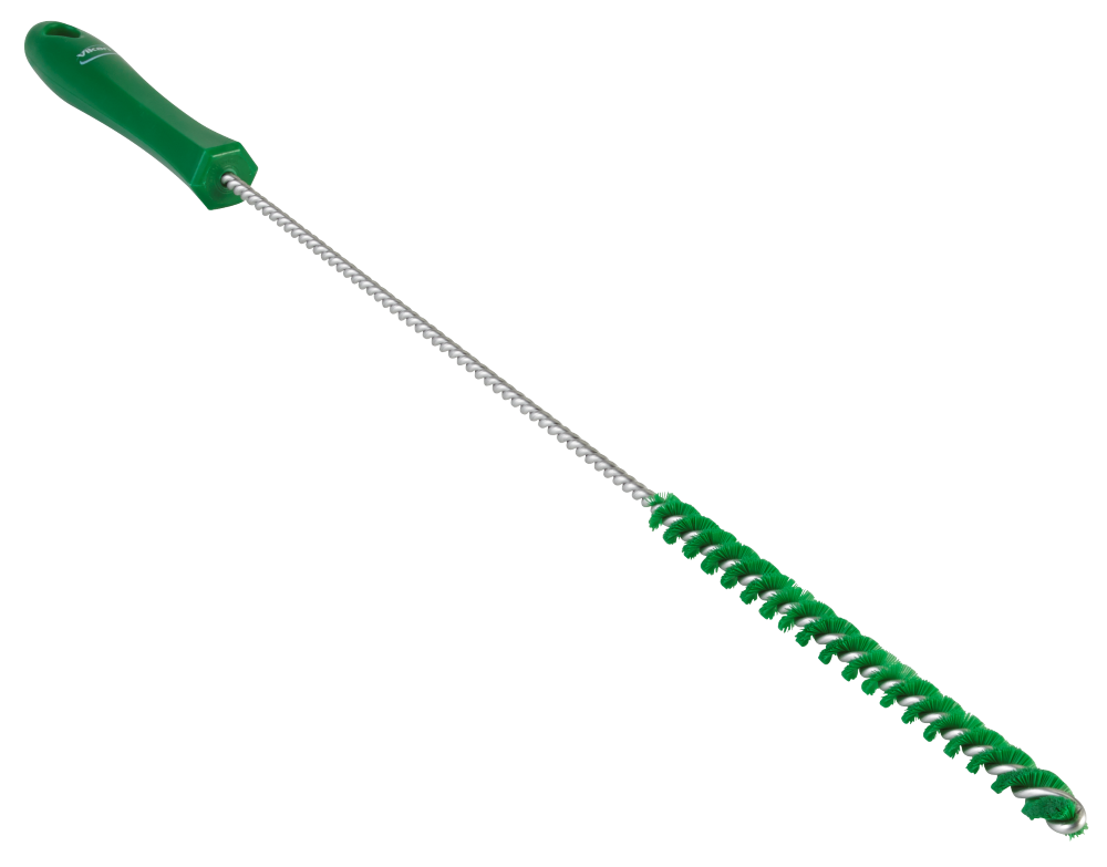 Vikan Tube Brush 10mm Dia, 500mm, Hard - Green