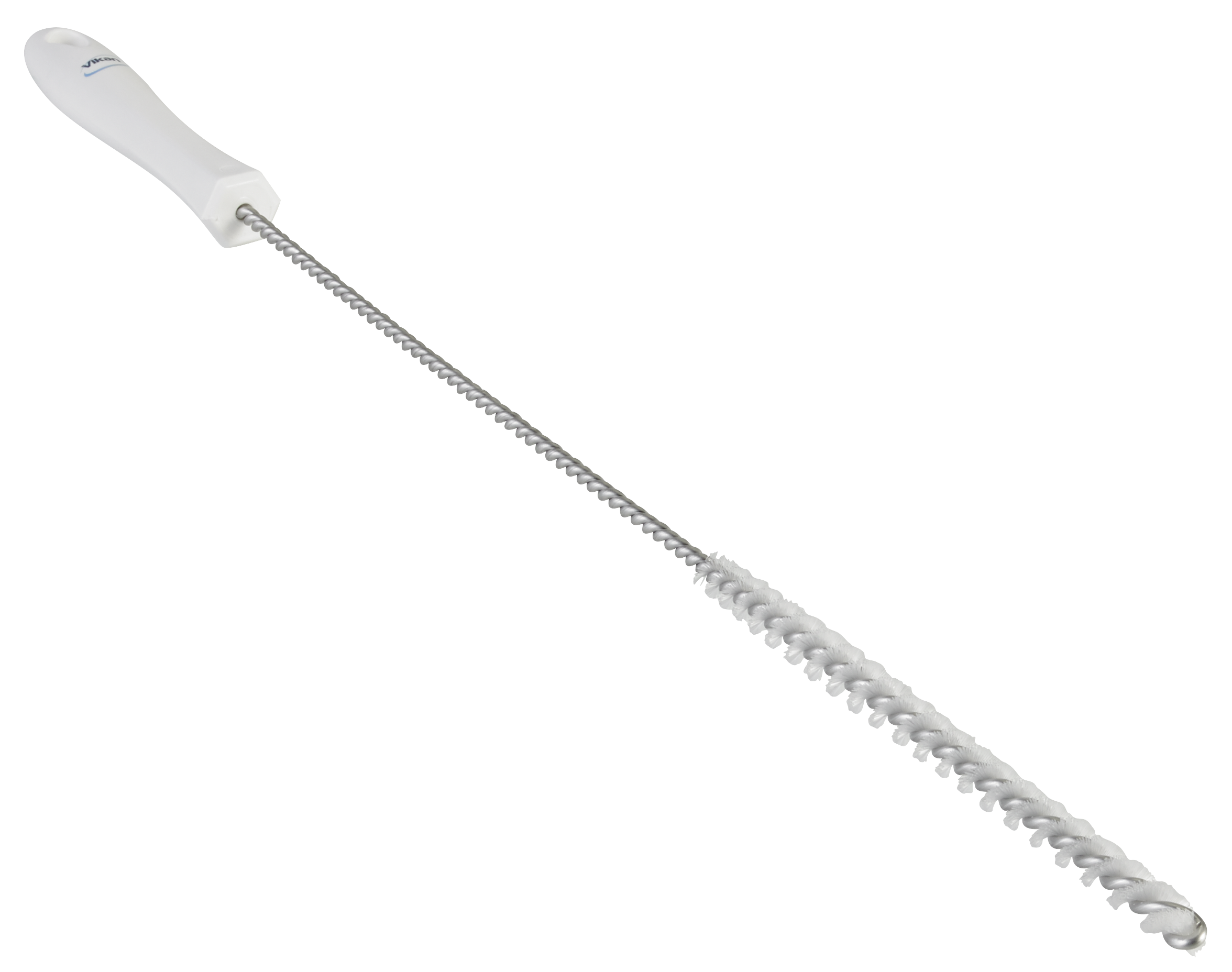 Vikan Tube Brush 10mm Dia, 500mm, Hard - White