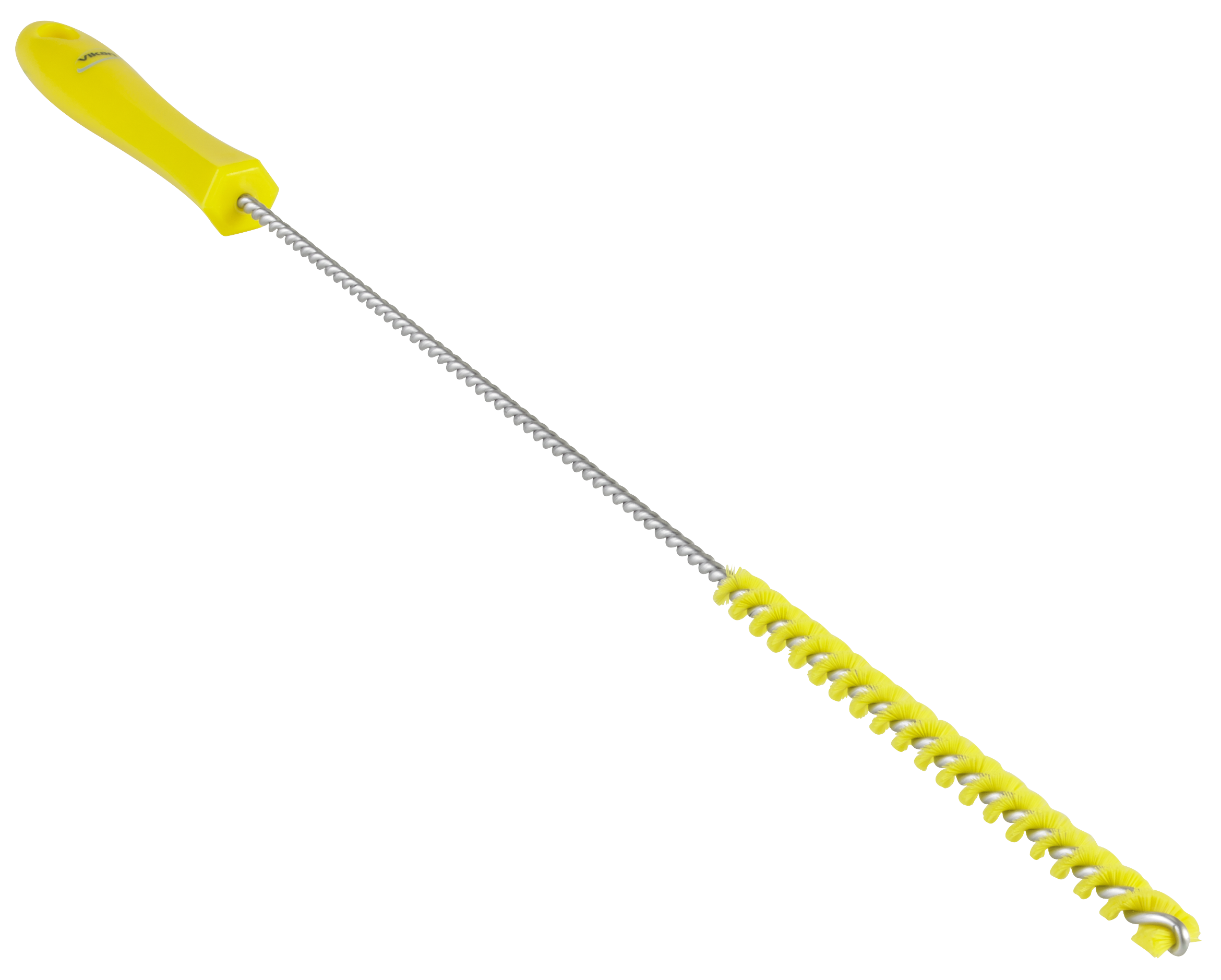 Vikan Tube Brush 10mm Dia, 500mm, Hard - Yellow