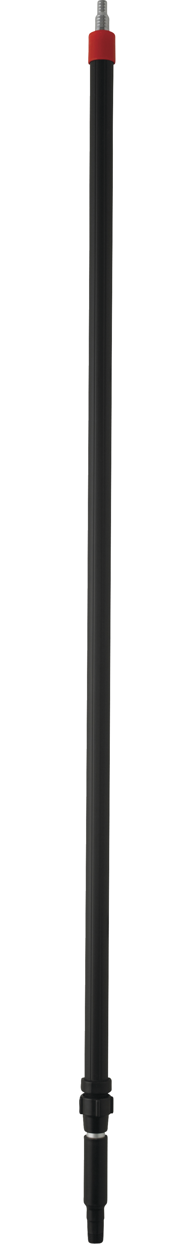 Vikan Aluminium Telescopic Handle w/Hose Nozzle, Waterfed, 1600-2780mm - Black