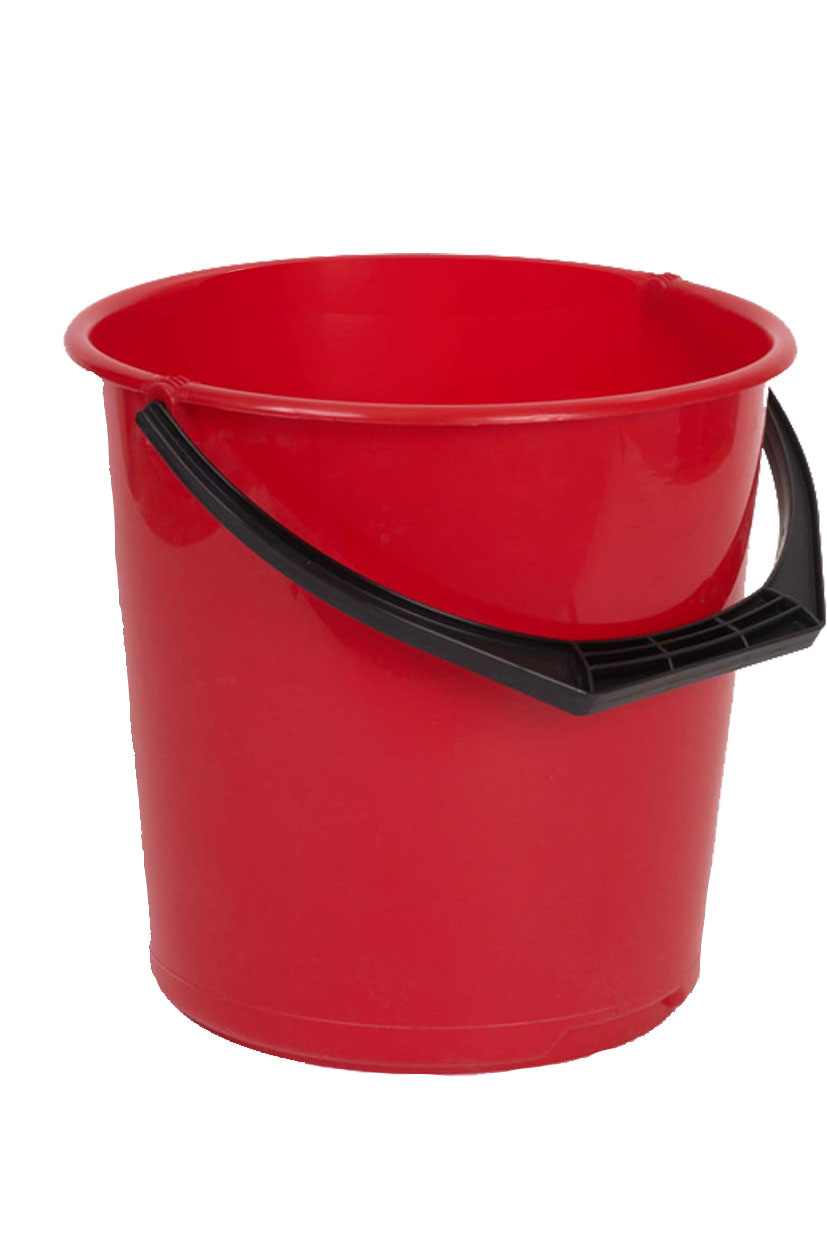 Vikan Plastic Bucket, 10 Litre - Red