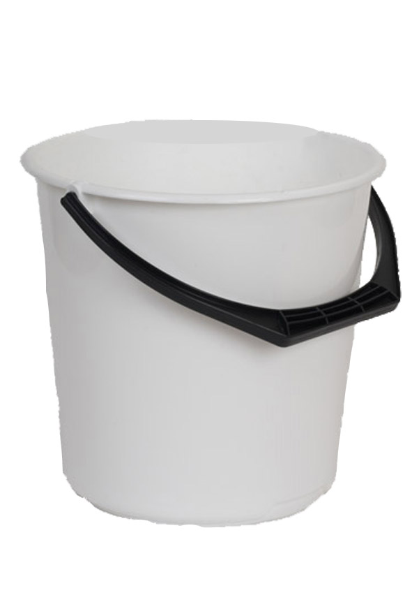 Vikan Plastic Bucket, 10 Litre - White
