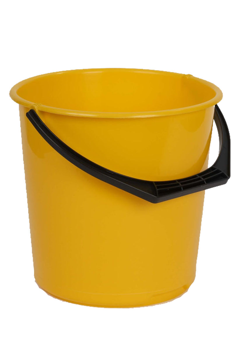 Vikan Plastic Bucket, 10 Litre - Yellow