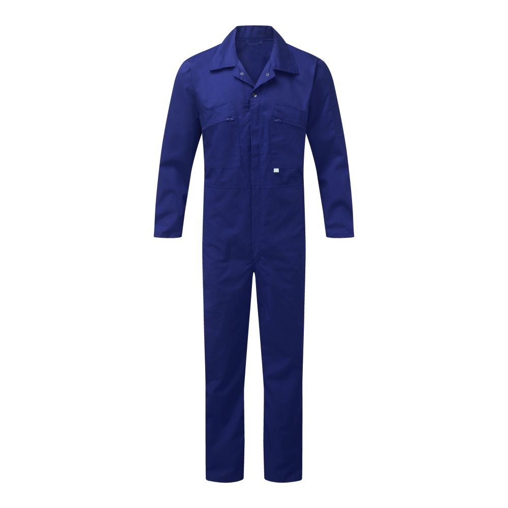 Fort Zip Front Coverall, Royal Blue - Size 54"