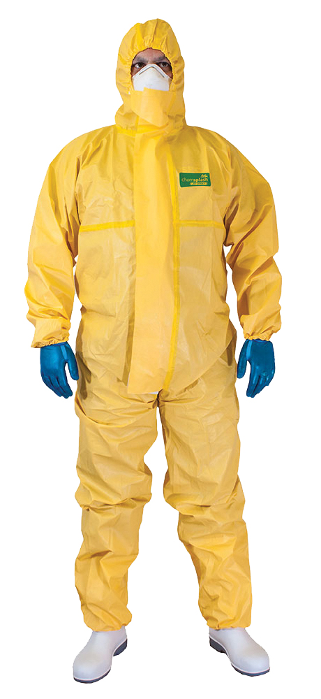 Disposable Chemical Resistant Coverall - Medium