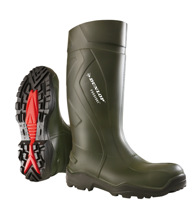 Dunlop Purofort Plus Full Safety Boot, Green - Size 3 (36)