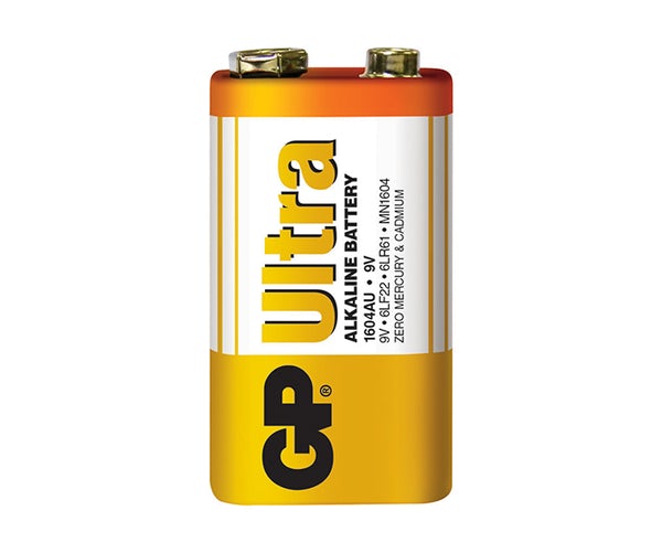 9V Alkaline Battery (single)