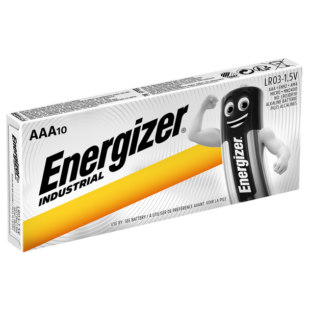 AAA Alkaline Industrial Battery 1.5v - Box 10