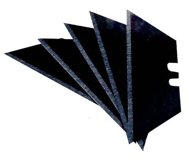 Straight Knife Blades, Slip of 5