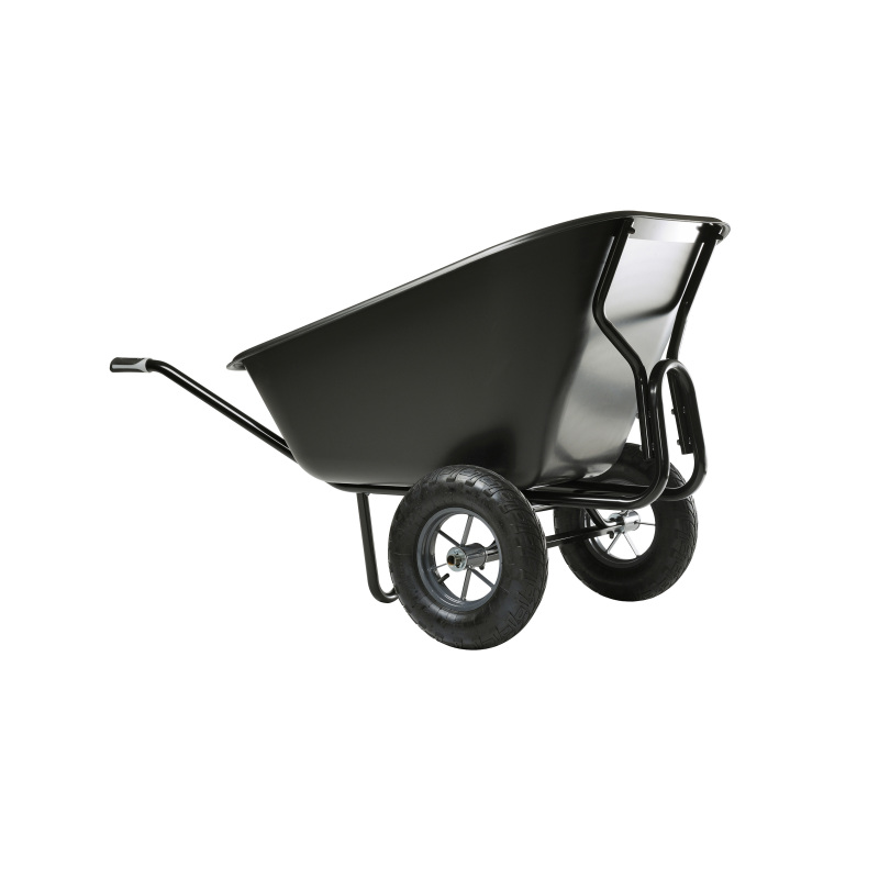 Haemmerlin Large Tipping Wheelbarrow, Pneumatic, 300L