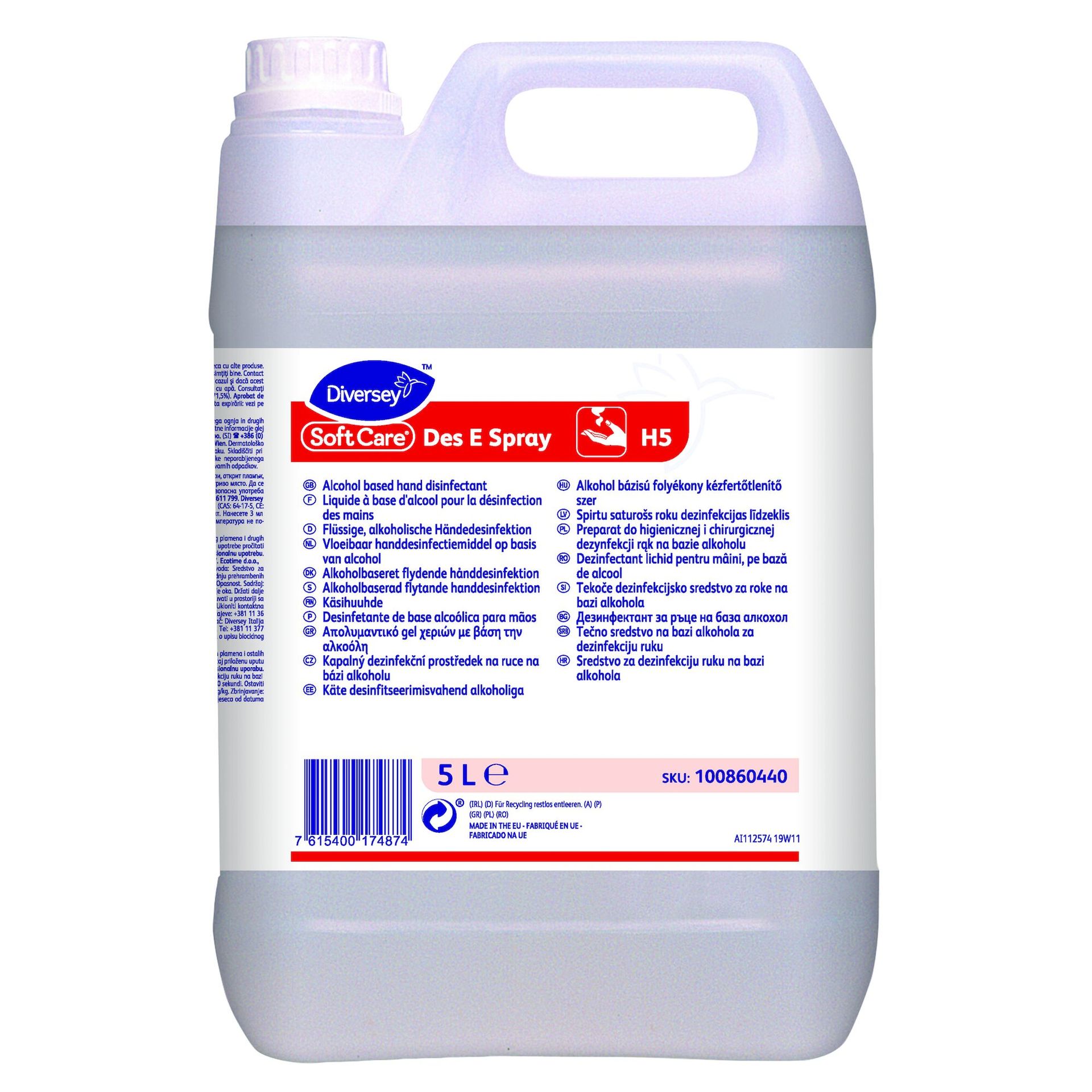 Softcare Des E Spray, 5L