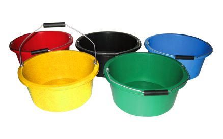Shallow Bucket, 15L - Light Green