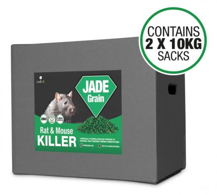 Jade Bromagrain Wholegrain Bromadiolone, 20Kg